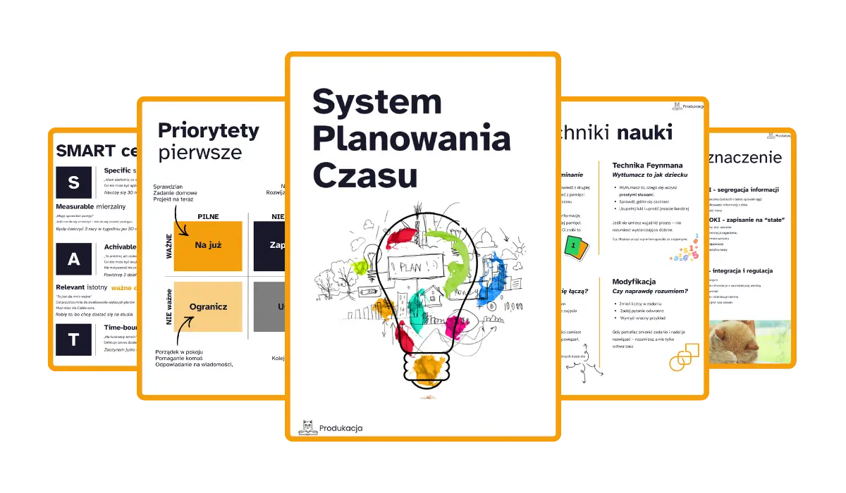System Planowania Czasu — wszystkie materiały w jednym kadrze